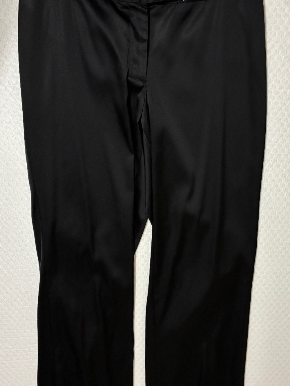 DONNA  RICCO COLLECTION WOMENS DRESS PANT BLACK ACETATE/NYLON/SPANDEX SZ 2